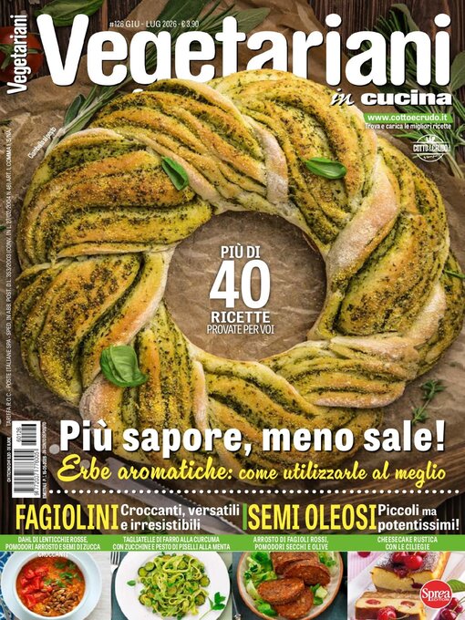 Cover image for Vegetariani in Cucina 